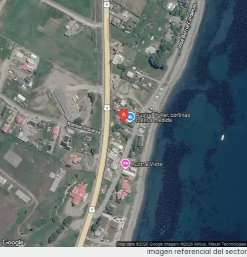 Vista satelital referencial