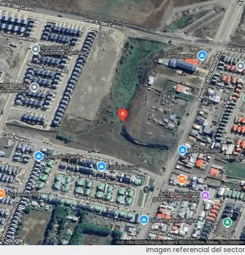 Vista satelital referencial