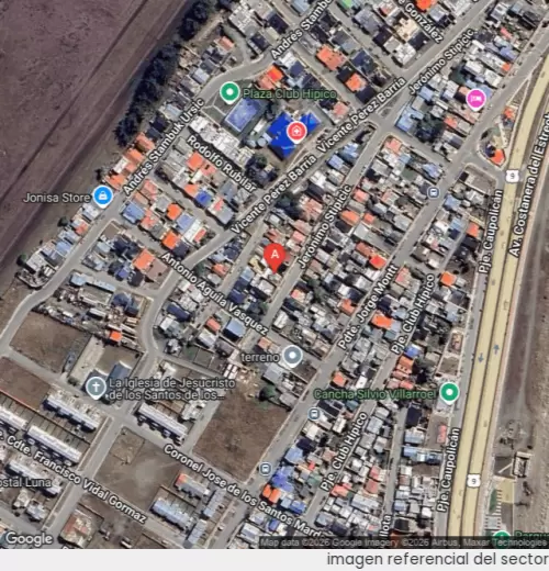 Vista satelital referencial
