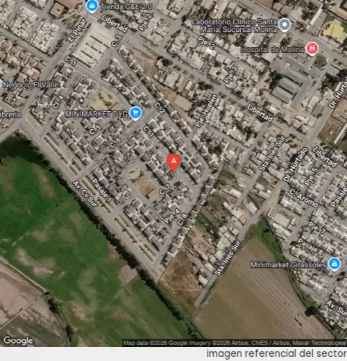 Vista satelital referencial