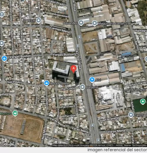 Vista satelital referencial