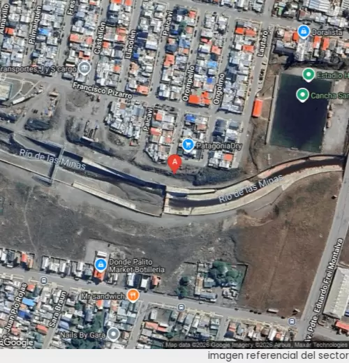 Vista satelital referencial