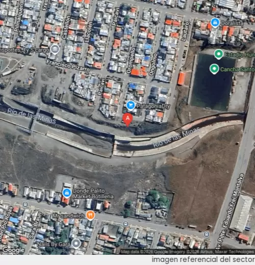 Vista satelital referencial
