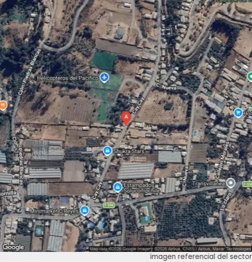 Vista satelital referencial