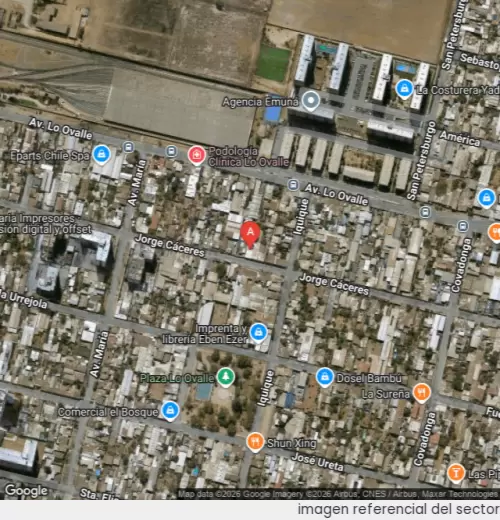 Vista satelital referencial