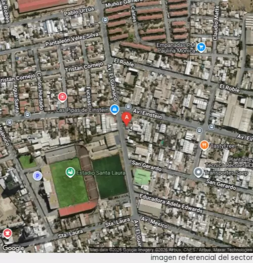 Vista satelital referencial