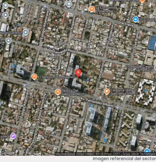 Vista satelital referencial