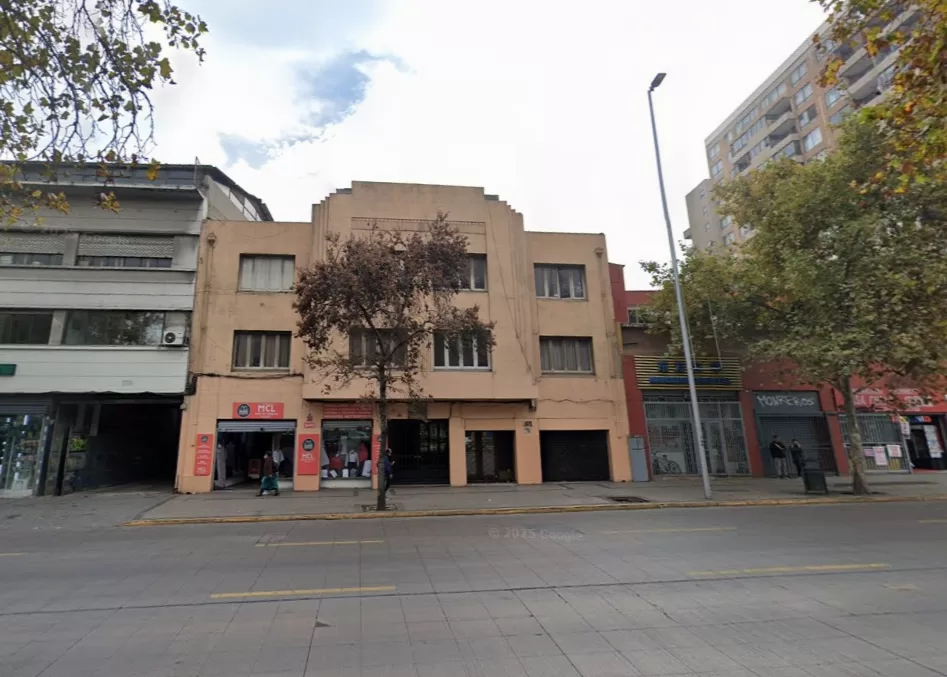 Vista referencial del sector en Santiago